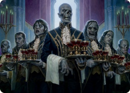 Dying to Serve Art Card [Innistrad: Crimson Vow Art Series] | Devastation Store
