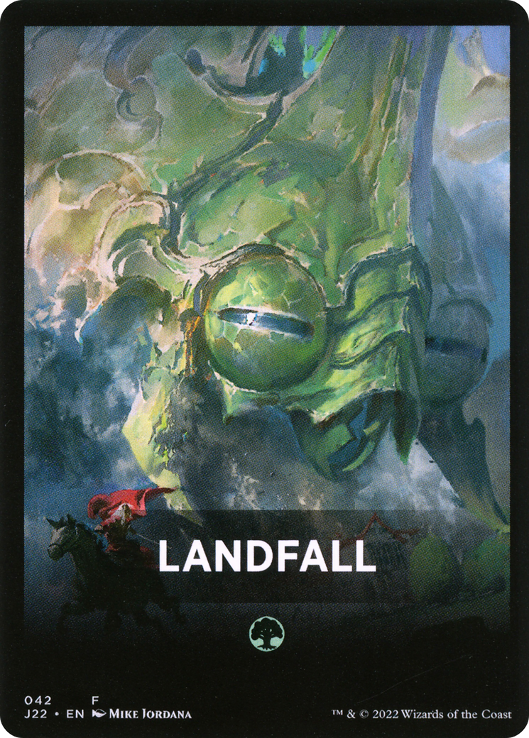 Landfall Theme Card [Jumpstart 2022 Front Cards] | Devastation Store