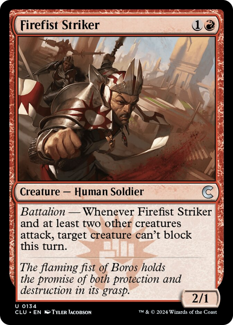 Firefist Striker [Ravnica: Clue Edition] | Devastation Store