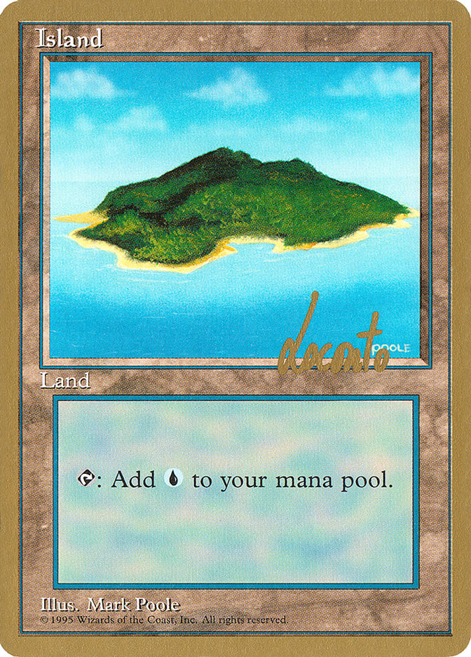 Island (ml367) (Michael Loconto) [Pro Tour Collector Set] | Devastation Store