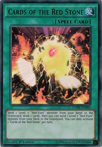 Cards of the Red Stone [CORE-EN060] Ultra Rare | Devastation Store