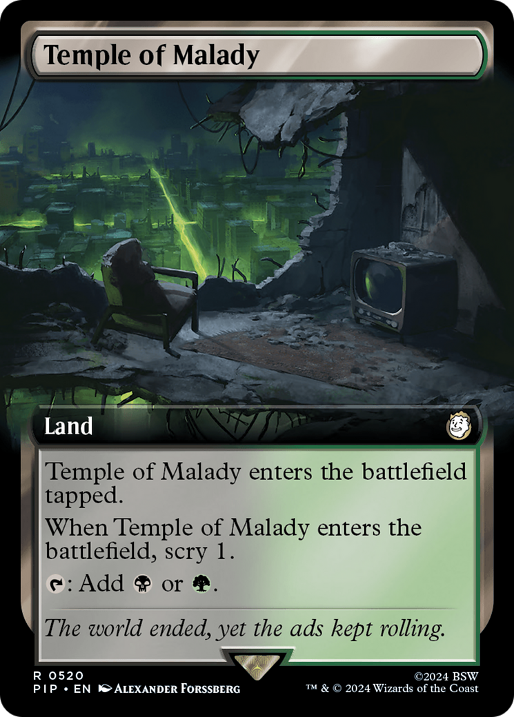 Temple of Malady (Extended Art) [Fallout] | Devastation Store