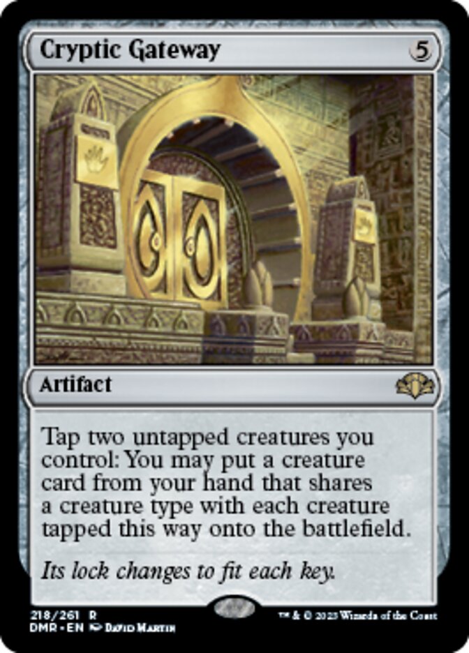 Cryptic Gateway [Dominaria Remastered] | Devastation Store