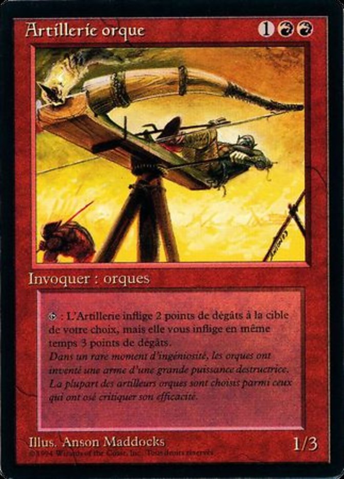 Orcish Artillery [Foreign Black Border] | Devastation Store