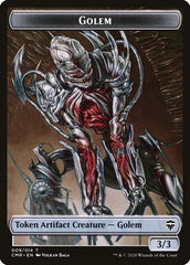 Golem // Zombie Token [Commander Legends Tokens] | Devastation Store