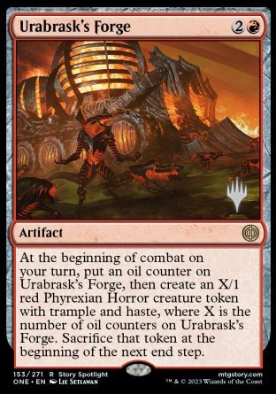 Urabrask's Forge (Promo Pack) [Phyrexia: All Will Be One Promos] | Devastation Store