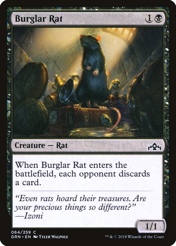 Burglar Rat [Guilds of Ravnica] | Devastation Store