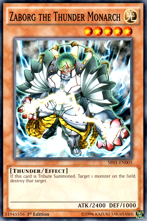 Zaborg the Thunder Monarch [SR01-EN005] Common | Devastation Store