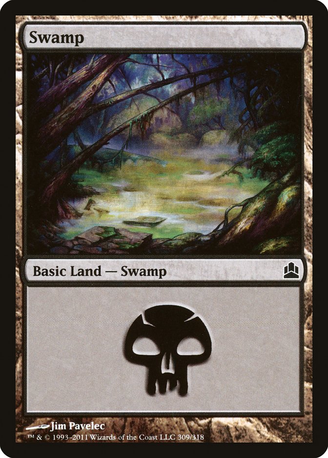 Swamp (309) [Commander 2011] - Devastation Store | Devastation Store