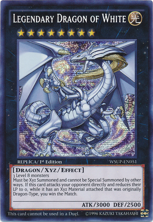 Legendary Dragon of White [WSUP-EN051] Secret Rare | Devastation Store