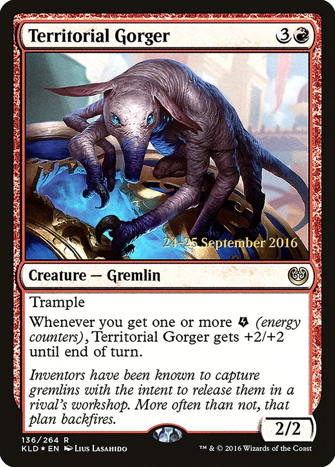 Territorial Gorger  [Kaladesh Prerelease Promos] | Devastation Store