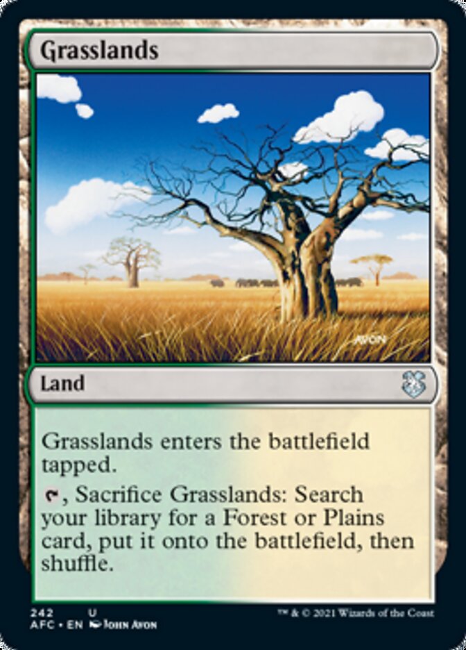 Grasslands [Dungeons & Dragons: Adventures in the Forgotten Realms Commander] | Devastation Store