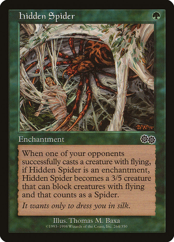 Hidden Spider [Urza's Saga] | Devastation Store