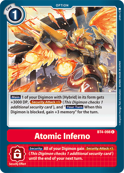 Atomic Inferno [BT4-098] [Great Legend] | Devastation Store