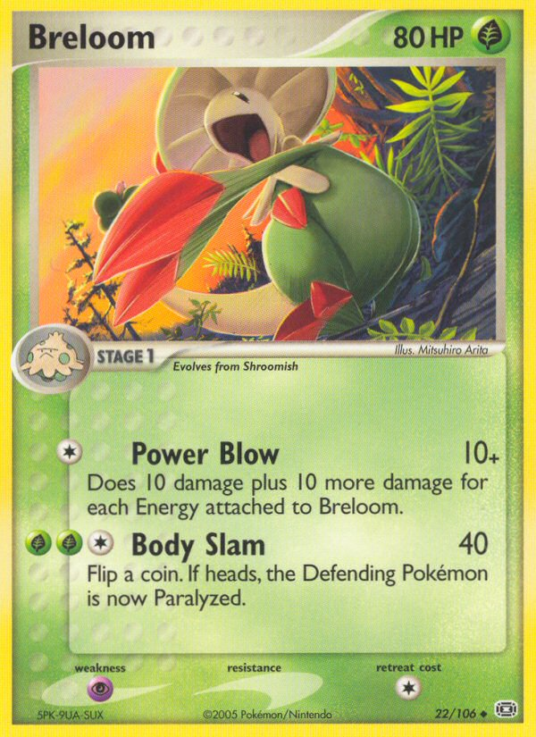 Breloom (22/106) [EX: Emerald] | Devastation Store