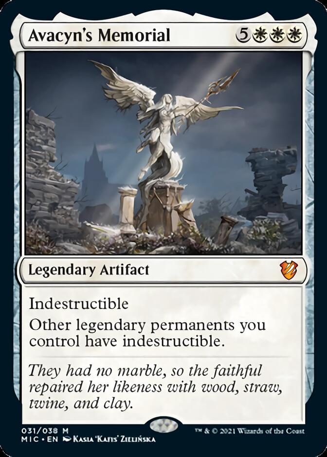 Avacyn's Memorial [Innistrad: Midnight Hunt Commander] | Devastation Store