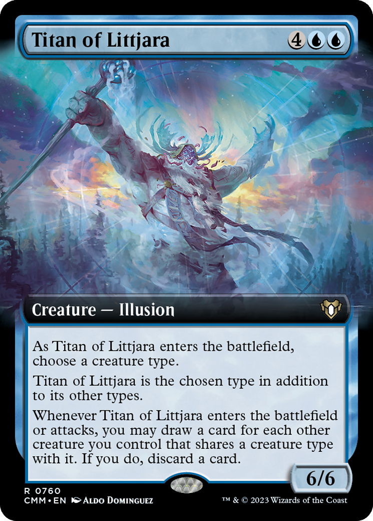 Titan of Littjara (Extended Art) [Commander Masters] | Devastation Store