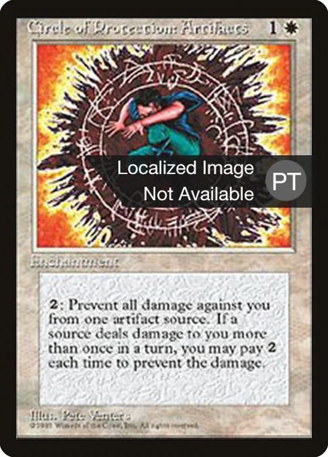 Circle of Protection: Artifacts [Fourth Edition (Foreign Black Border)] | Devastation Store