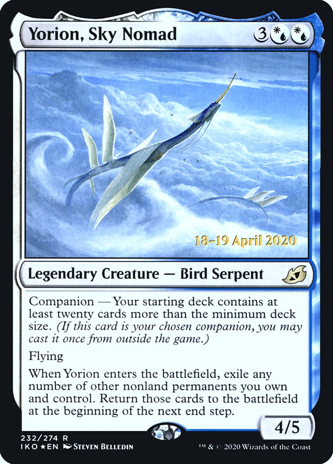 Yorion, Sky Nomad  [Ikoria: Lair of Behemoths Prerelease Promos] | Devastation Store