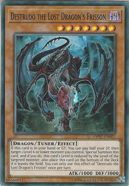 Destrudo the Lost Dragon's Frisson [OP07-EN007] Super Rare | Devastation Store