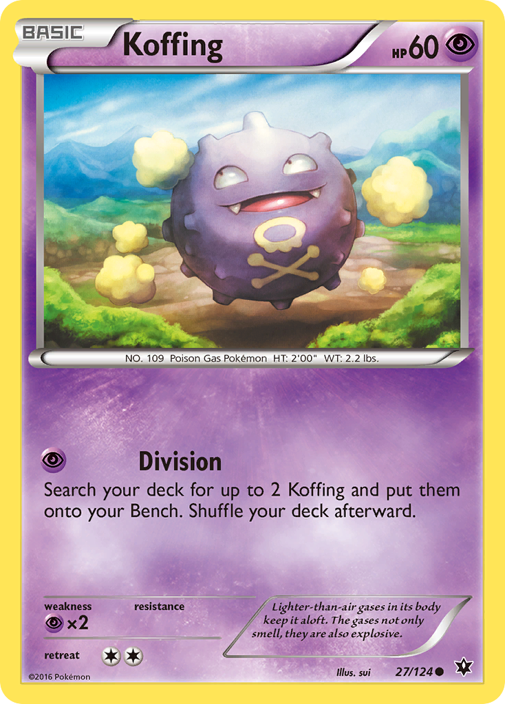 Koffing (27/124) [XY: Fates Collide] | Devastation Store