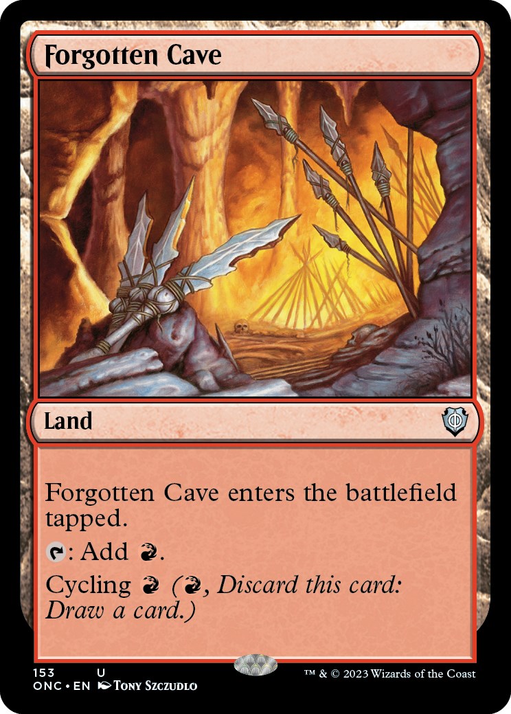 Forgotten Cave [Phyrexia: All Will Be One Commander] | Devastation Store