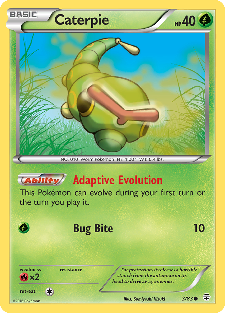 Caterpie (3/83) [XY: Generations] | Devastation Store