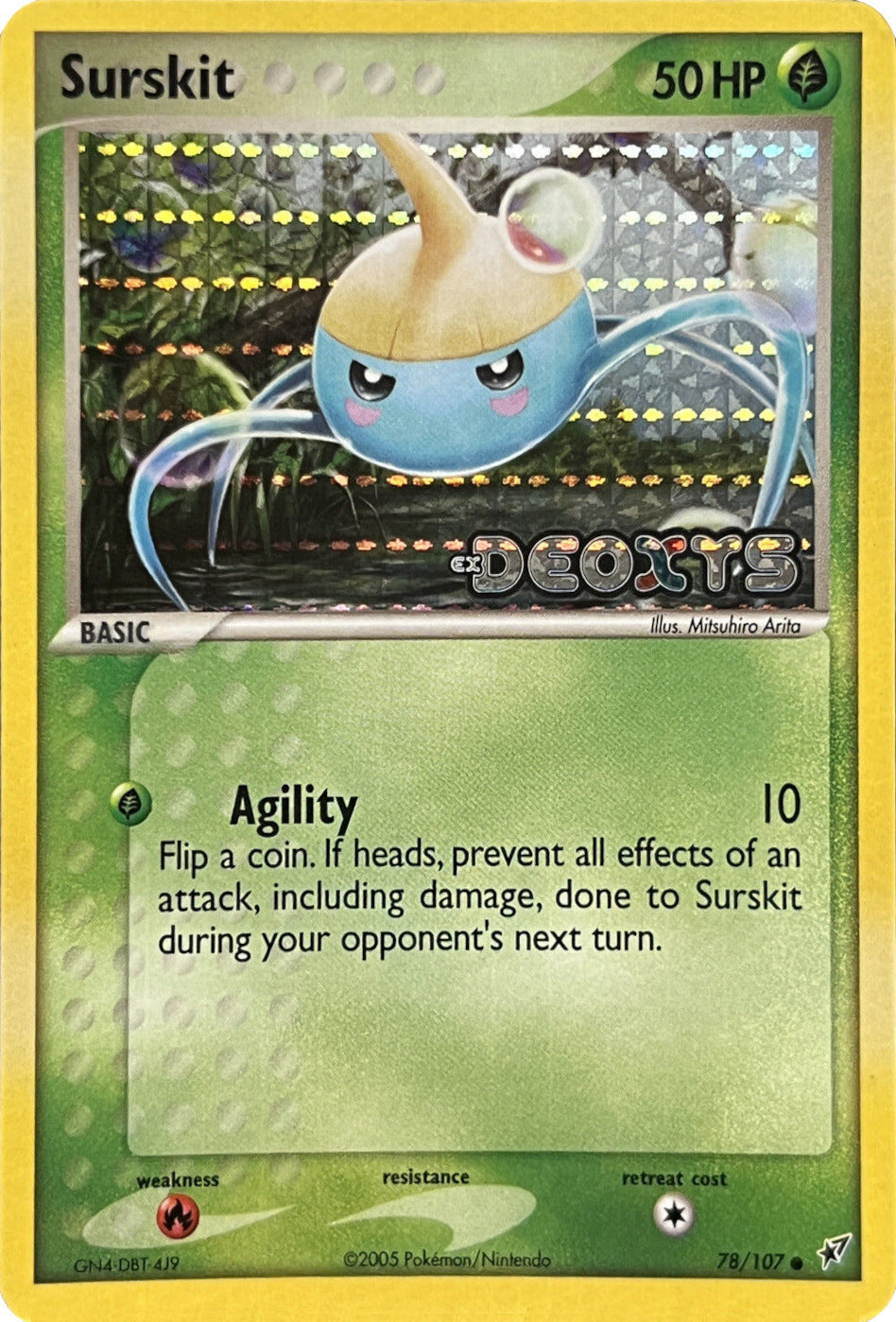 Surskit (78/107) (Stamped) [EX: Deoxys] | Devastation Store