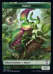 Ogre // Insect Double-sided Token [Streets of New Capenna Commander Tokens] | Devastation Store