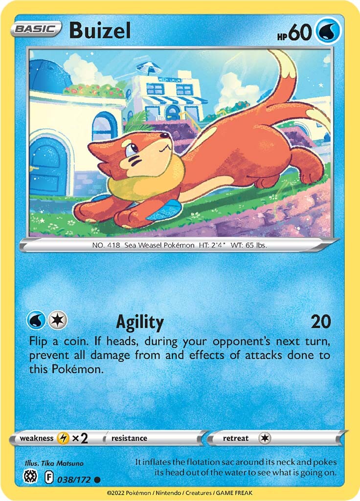 Buizel (038/172) [Sword & Shield: Brilliant Stars] | Devastation Store