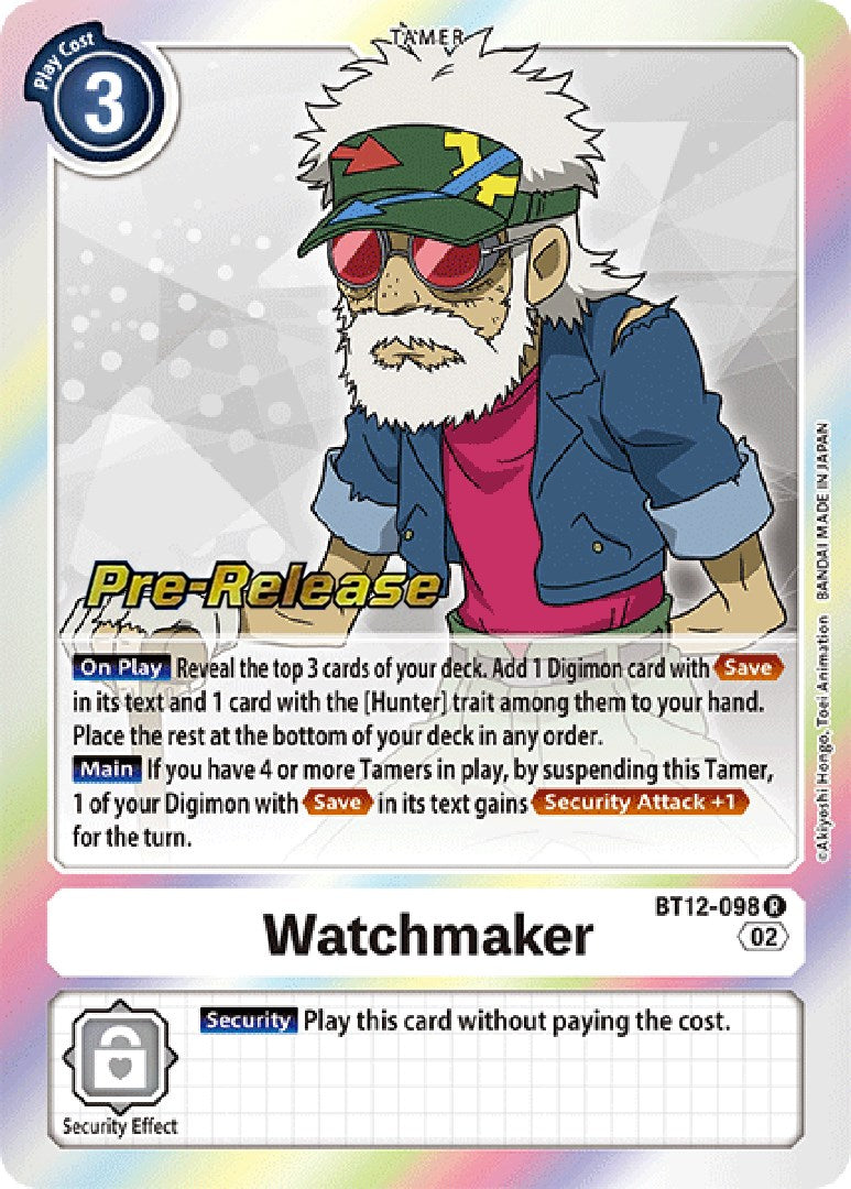 Watchmaker [BT12-098] [Across Time Pre-Release Cards] | Devastation Store
