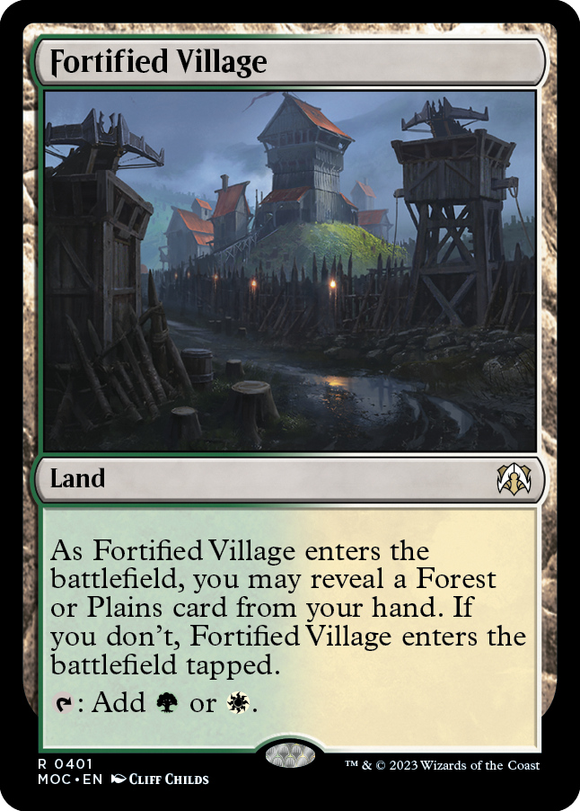Fortified Village [March of the Machine Commander] | Devastation Store