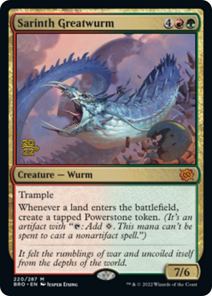 Sarinth Greatwurm [The Brothers' War Prerelease Promos] | Devastation Store