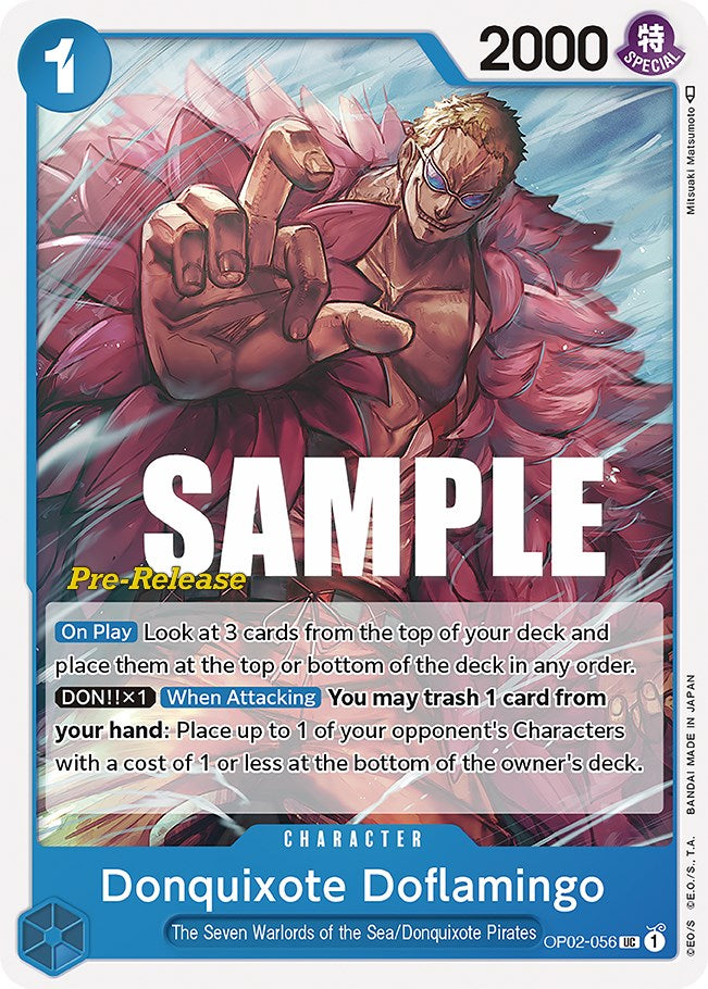 Donquixote Doflamingo [Paramount War Pre-Release Cards] | Devastation Store