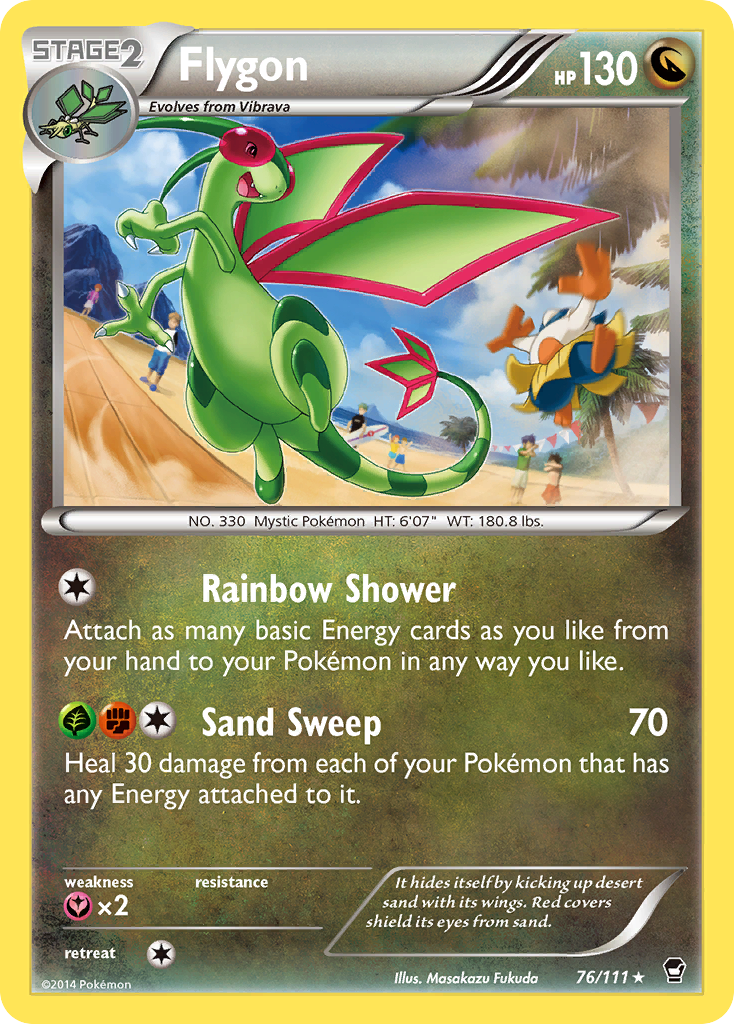 Flygon (76/111) [XY: Furious Fists] | Devastation Store