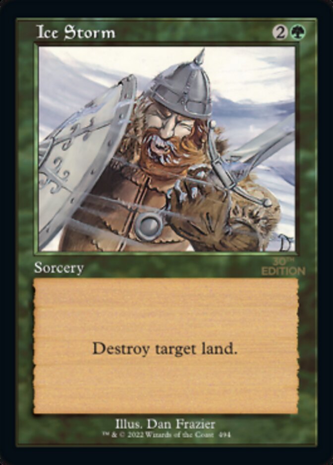 Ice Storm (Retro) [30th Anniversary Edition] | Devastation Store