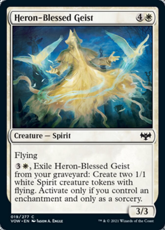 Heron-Blessed Geist [Innistrad: Crimson Vow] | Devastation Store