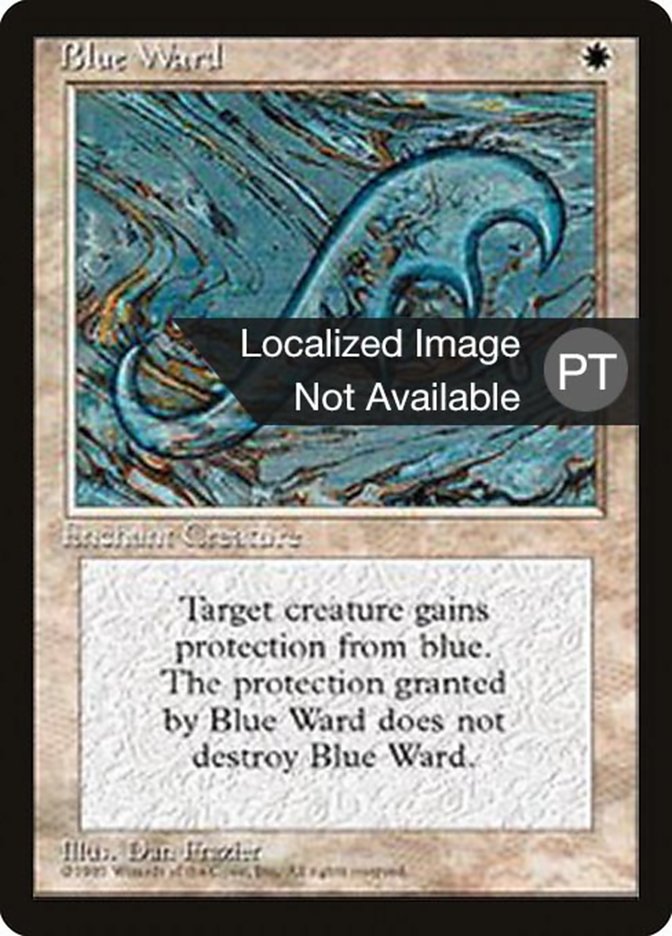 Blue Ward [Fourth Edition (Foreign Black Border)] | Devastation Store