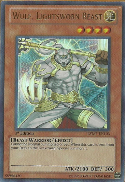 Wulf, Lightsworn Beast [RYMP-EN103] Ultra Rare | Devastation Store