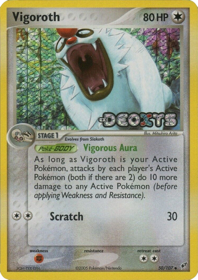 Vigoroth (50/107) (Stamped) [EX: Deoxys] | Devastation Store