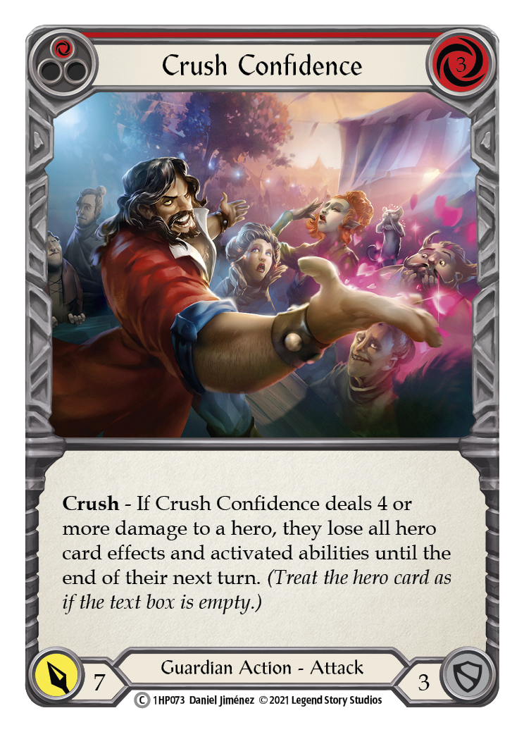 Crush Confidence (Red) [1HP073] | Devastation Store