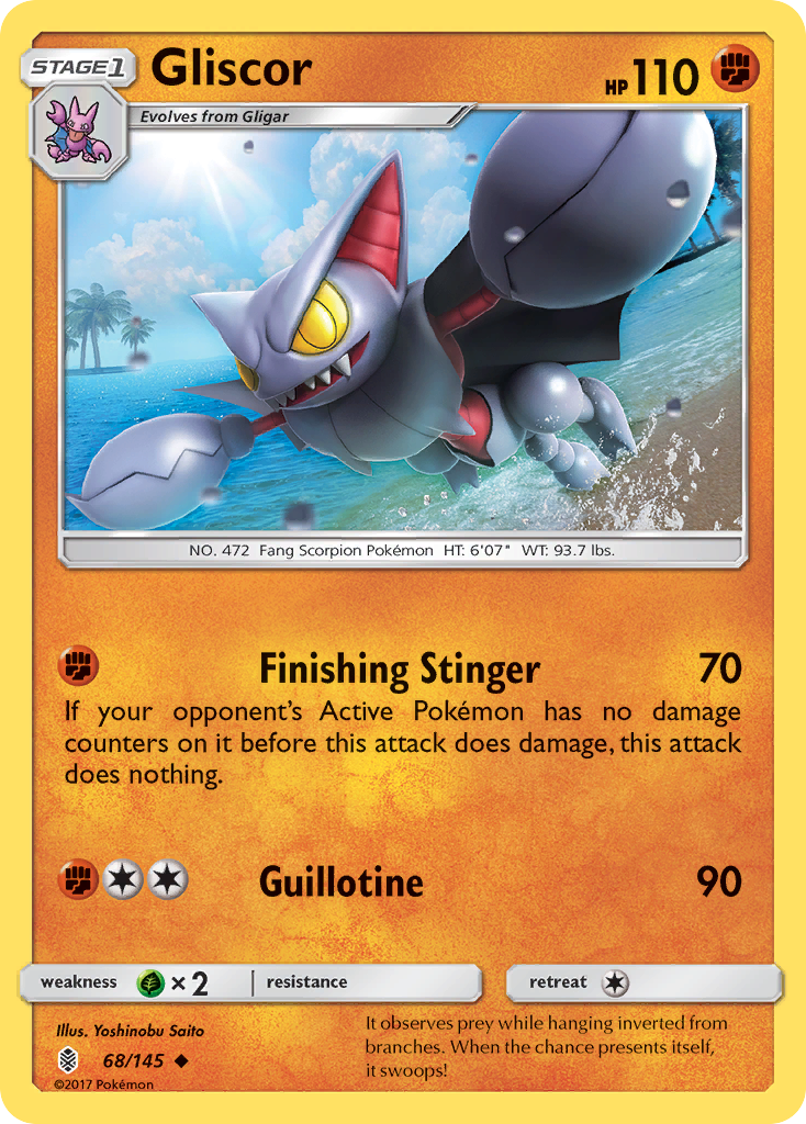 Gliscor (68/145) [Sun & Moon: Guardians Rising] | Devastation Store