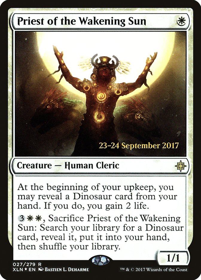 Priest of the Wakening Sun  [Ixalan Prerelease Promos] - Devastation Store | Devastation Store