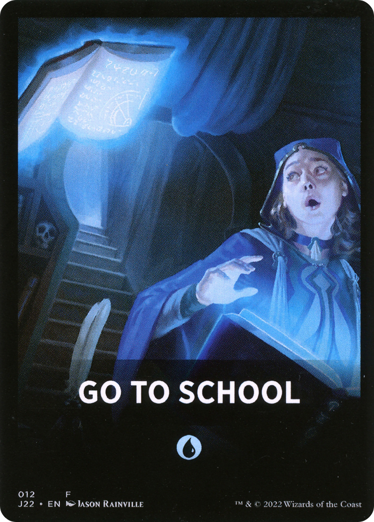 Go to School Theme Card [Jumpstart 2022 Front Cards] | Devastation Store