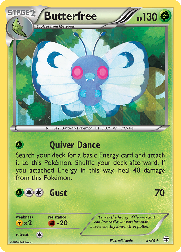 Butterfree (5/83) [XY: Generations] | Devastation Store