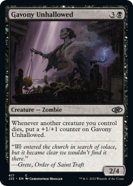 Gavony Unhallowed [Jumpstart 2022] | Devastation Store