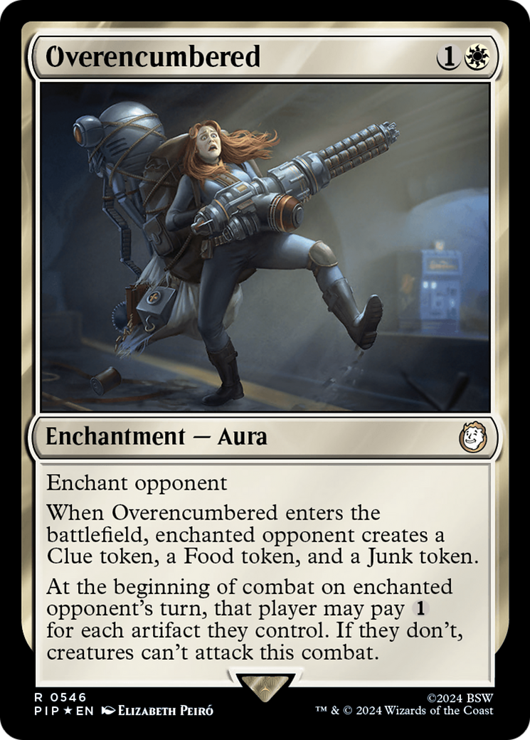 Overencumbered (Surge Foil) [Fallout] | Devastation Store