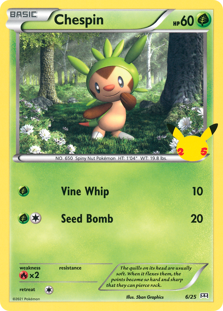 Chespin (6/25) [McDonald's 25th Anniversary] | Devastation Store