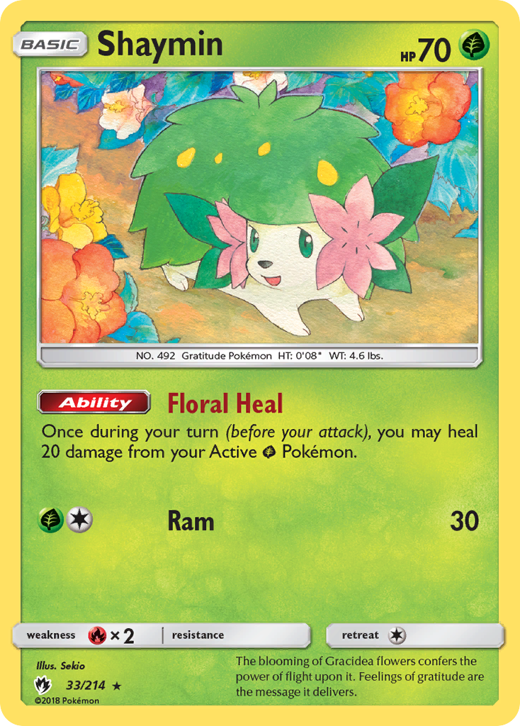 Shaymin (33/214) [Sun & Moon: Lost Thunder] | Devastation Store