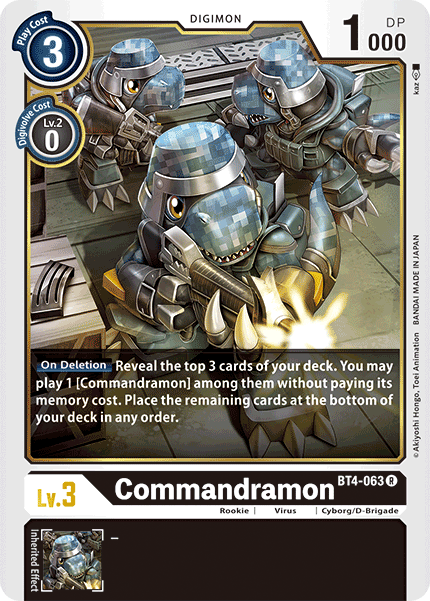 Commandramon [BT4-063] [Great Legend] | Devastation Store